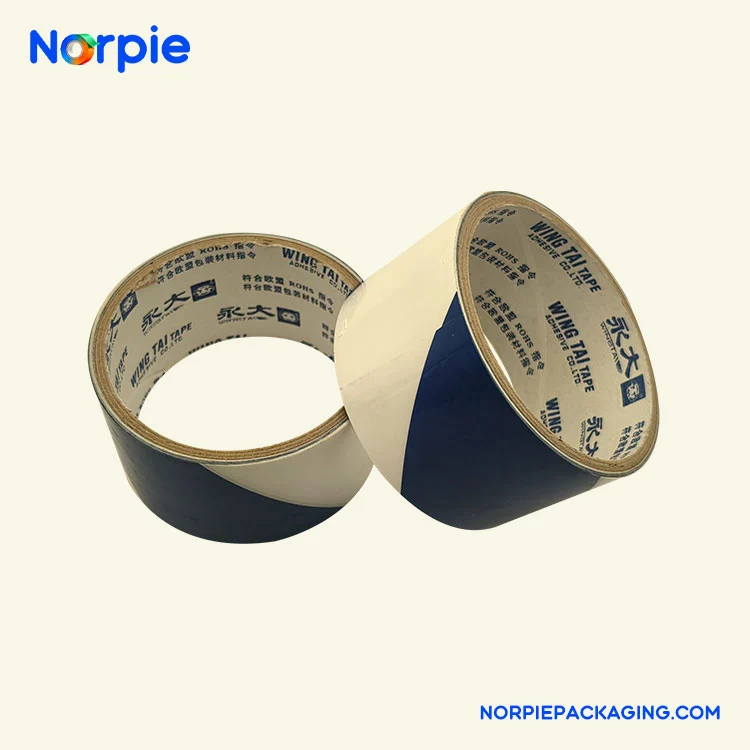 Көк және ақ ескерту таспасы